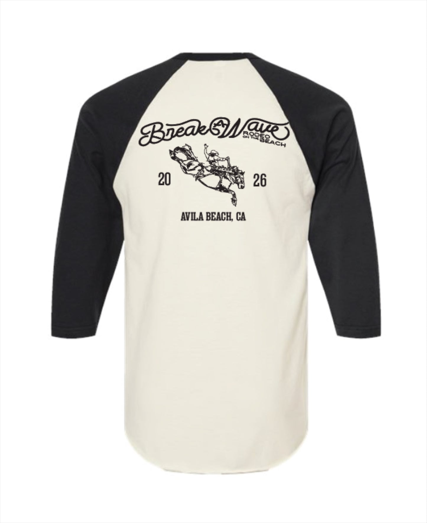 2026 Break A Wave Collab Raglan 3/4 Sleeve